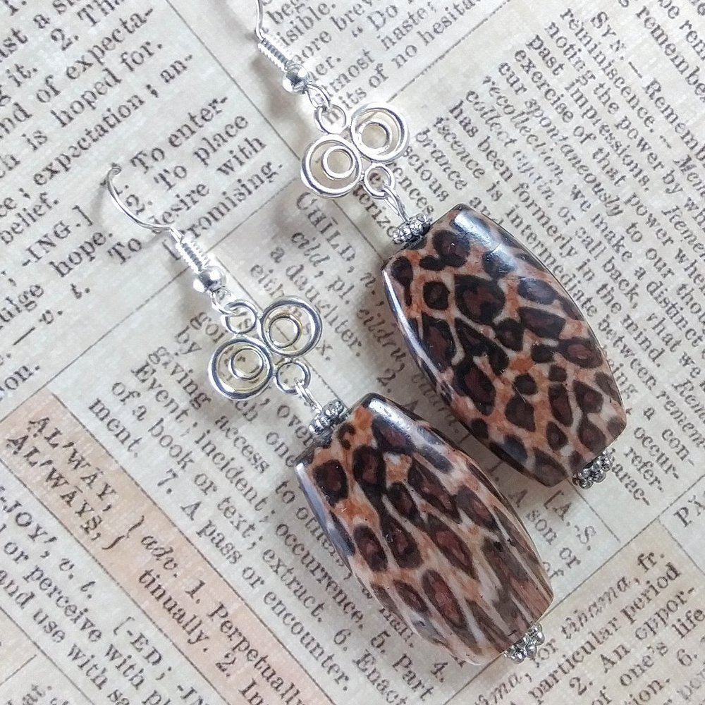 Leopard Earrings
